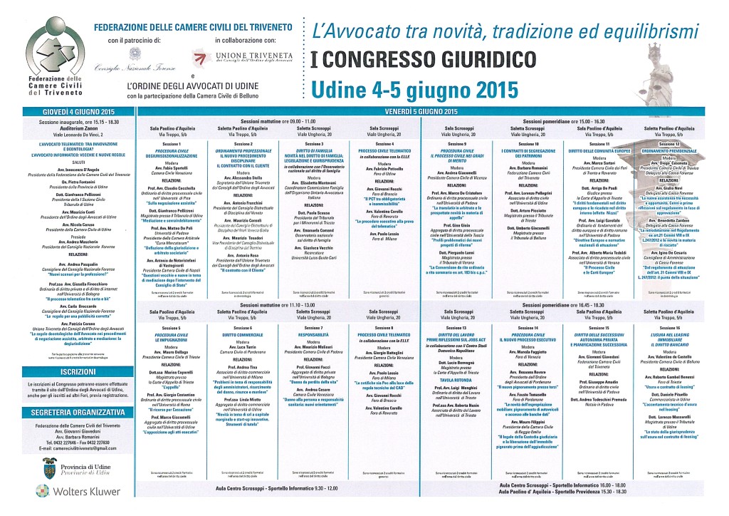 LOCANDINA CONGESSO UDINE